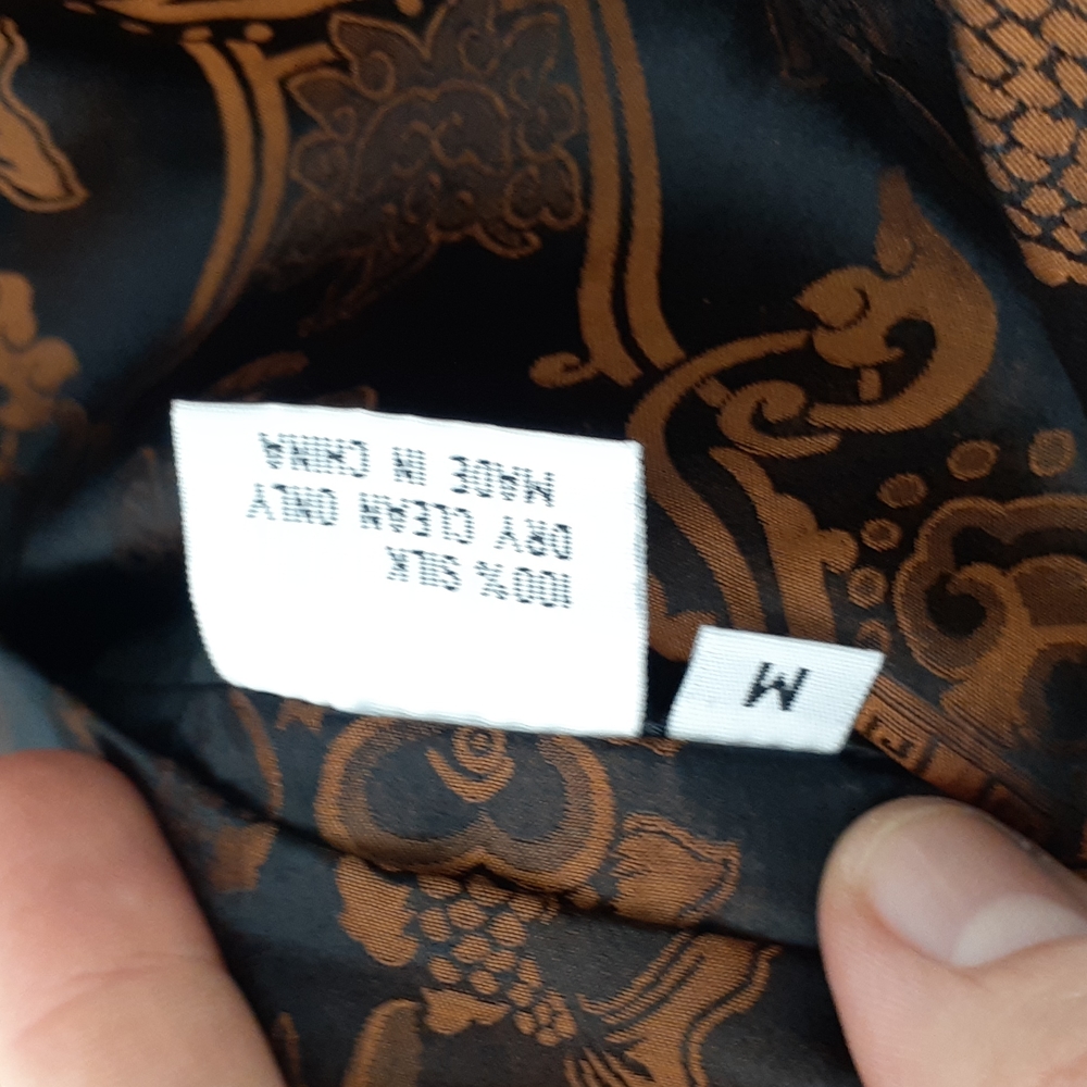 Kamis reversible jacket gold and black Lemay Black Velvet size medium - Picture 5 of 11